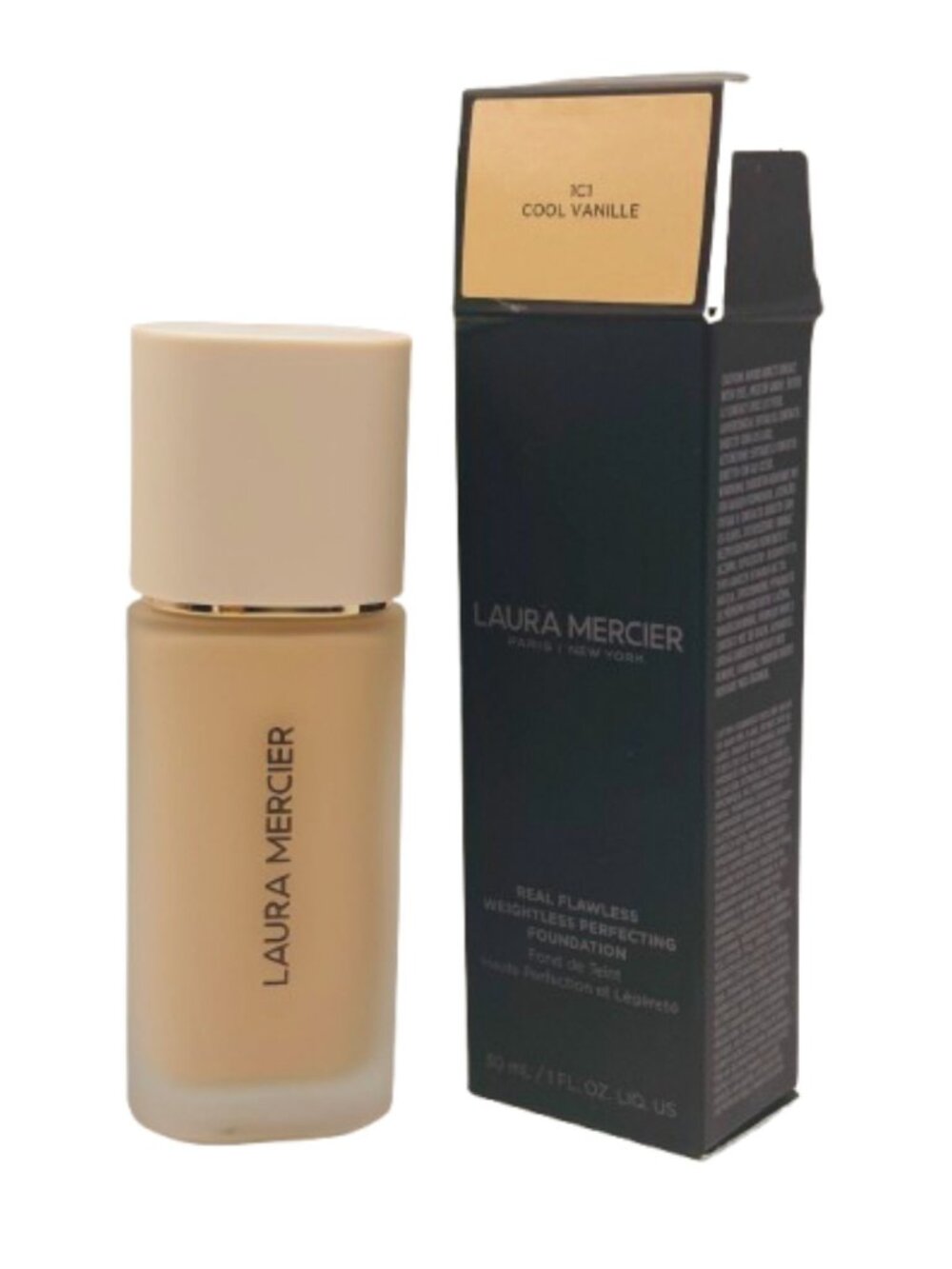NEW Laura Mercier Real Flawless Weightless Perfecting Waterproof Foundation in s